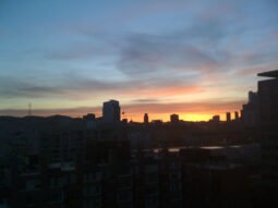 Sunset City Silhouette