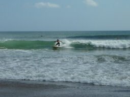 Surfing Legian, Bali 080210