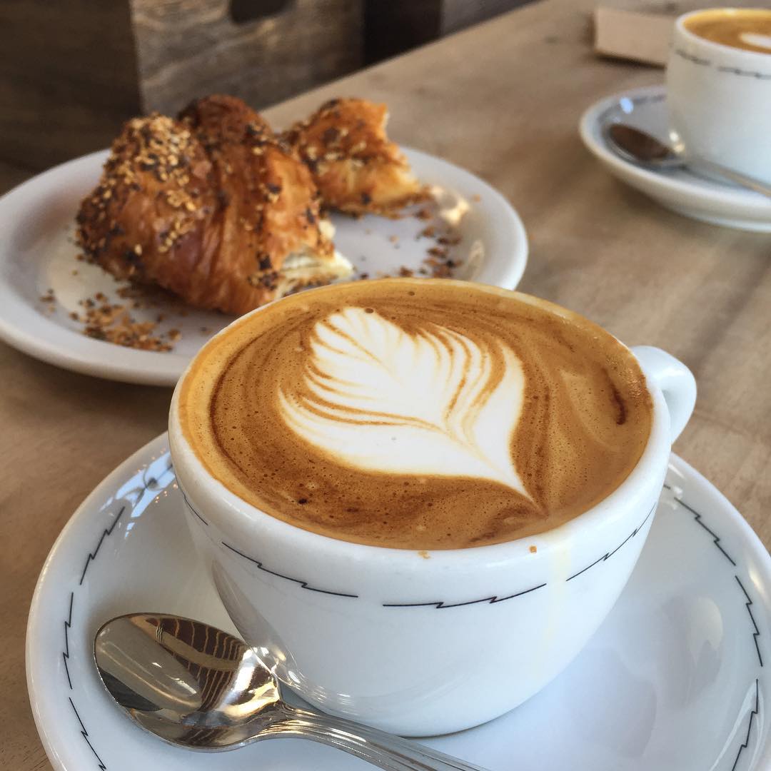 croissants and cappuccinos