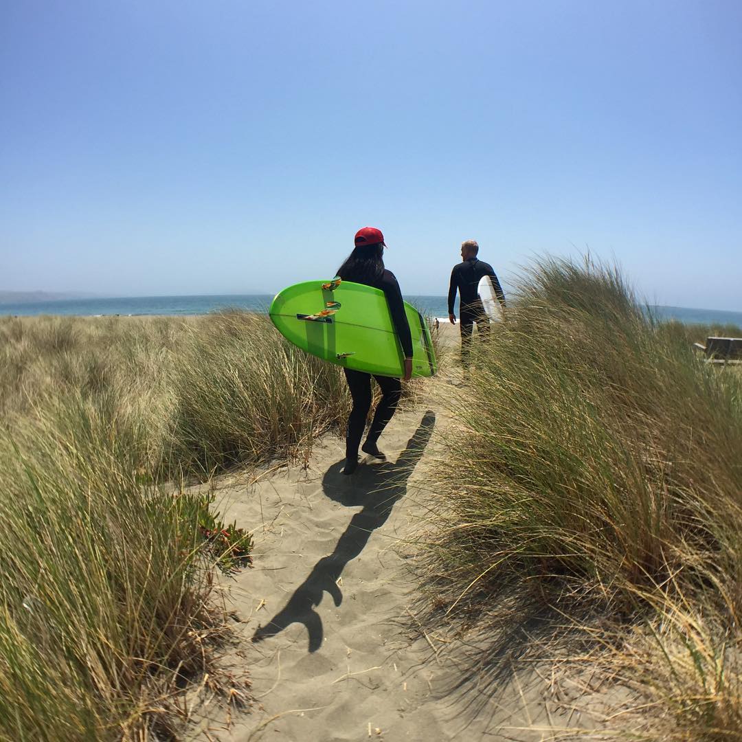 through the dune grass to the ocean. definitely one of my all-time favorite approaches to a beach with @maxkiesler