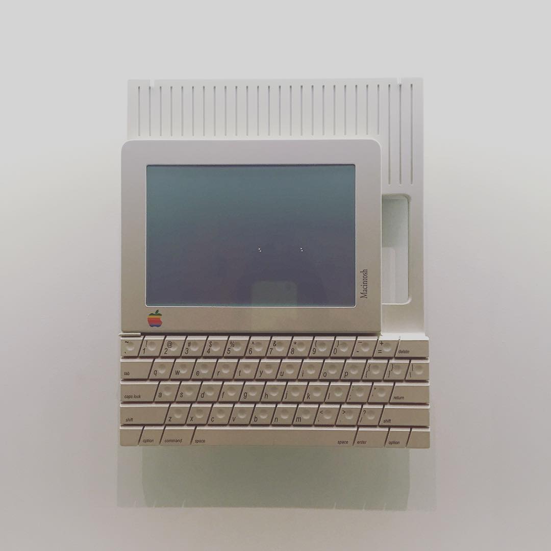 prototype for Apple touch screen tablet 1984 #1984