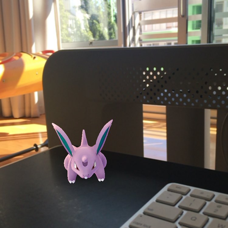 spotted a nidoran on my desk