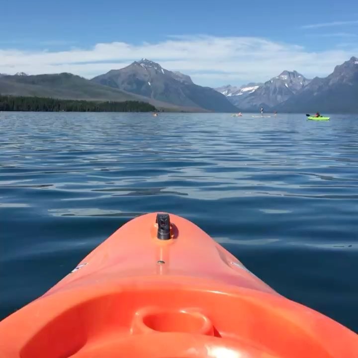 "I could do this all day!" said my niece as she paddled off into the distance