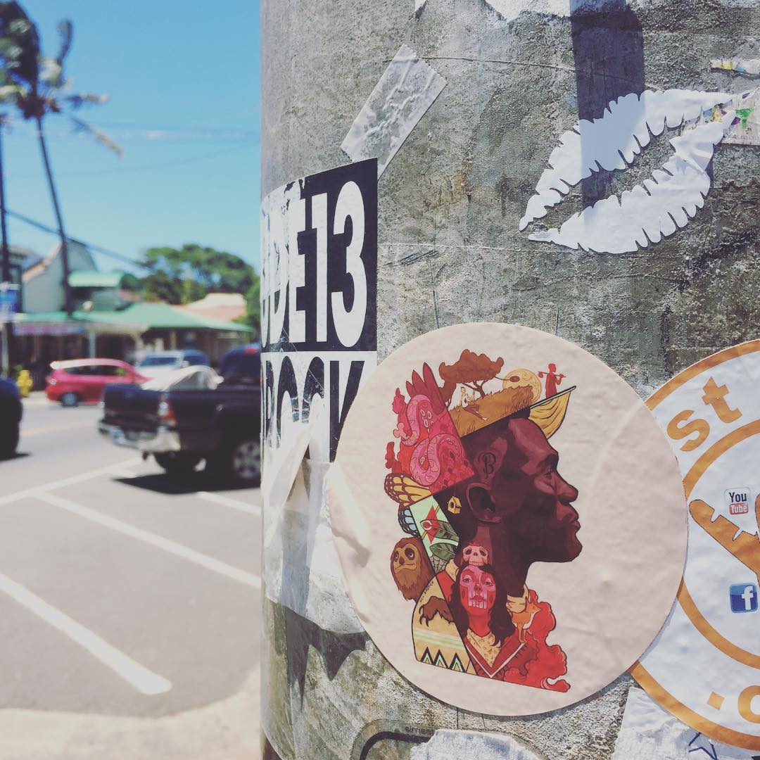 lots of good stickers in Paia