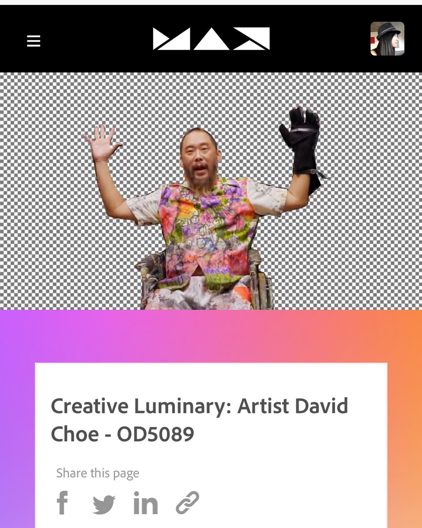 Let’s just say it made my day to watch @davidchoe do his thing at on the website that our team designed! @photoshop @adobe @adobecreativecloud